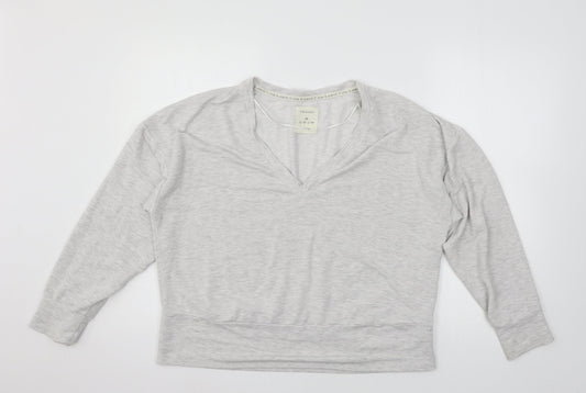 Primark Womens Grey  Jersey Pullover Sweatshirt Size 6