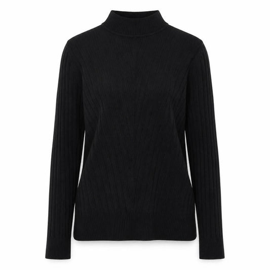 Peacocks Womens Black  Knit Pullover Jumper Size 10
