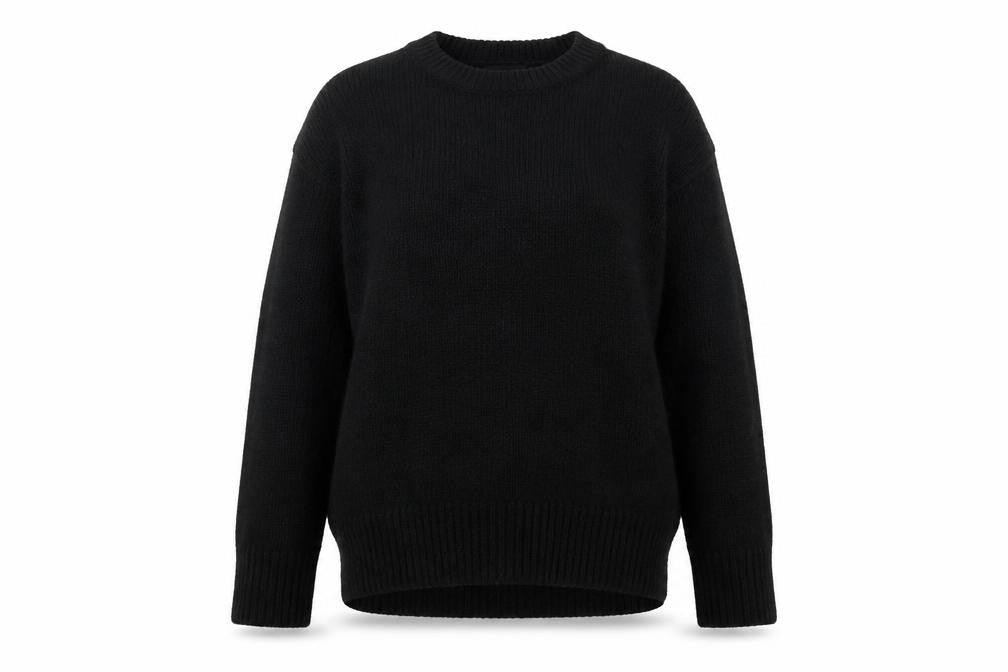 New Look Womens Black  Knit Pullover Jumper Size S