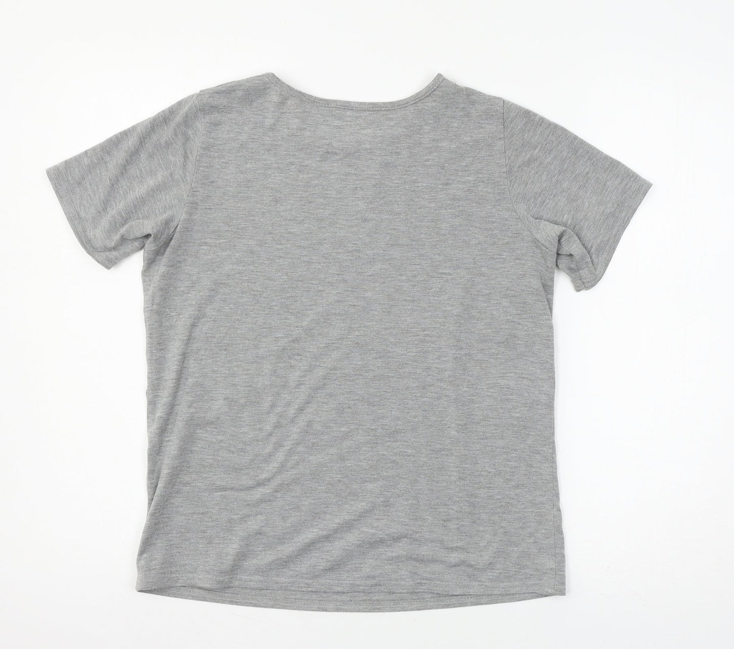 Select Womens Grey  Jersey Basic T-Shirt Size S  - I Want it all