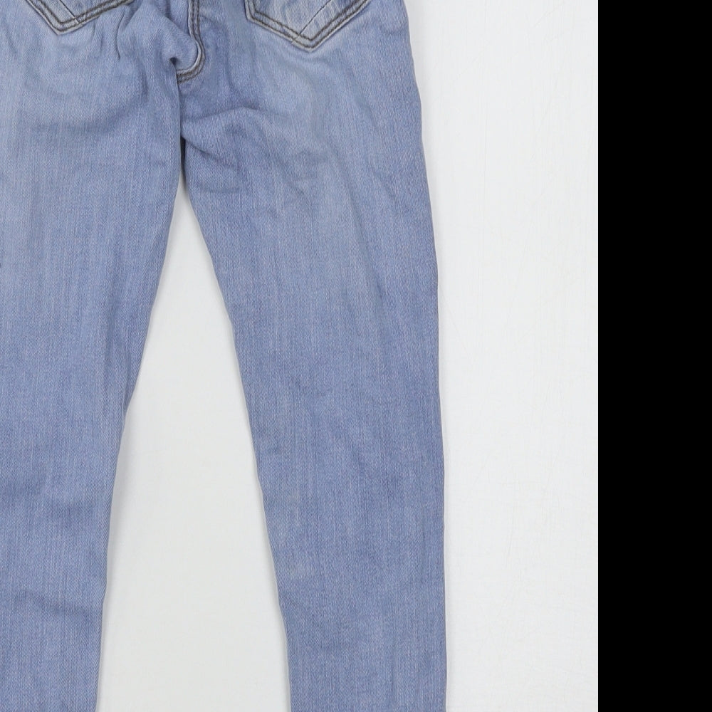 Little Muffins Girls Blue  Denim Straight Jeans Size 5-6 Years
