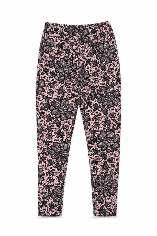 forestblu Womens Pink Floral Jersey Capri Leggings Size XS L25 in