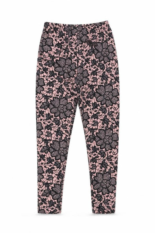 forestblu Womens Pink Floral Jersey Capri Leggings Size XS L25 in