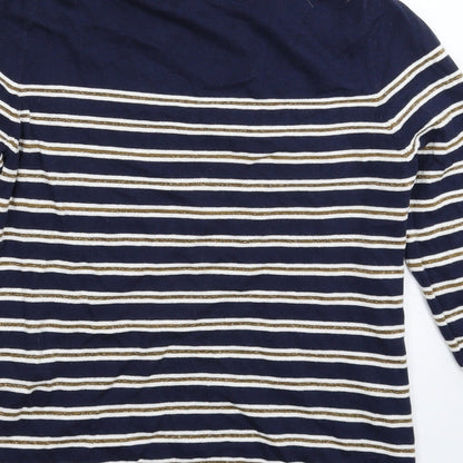 Next Womens Multicoloured Striped Knit Pullover Jumper Size 12