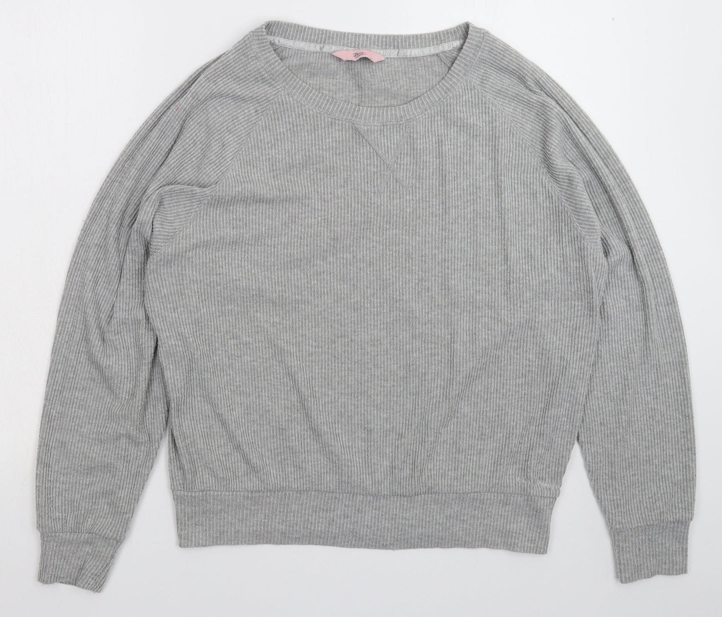 Boux Avenue Womens Grey  Knit Pullover Jumper Size 14