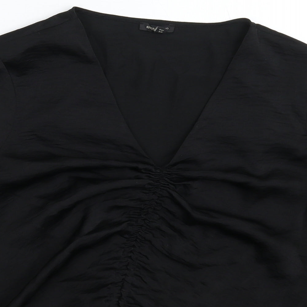 River Island Womens Black   Basic Blouse Size 12