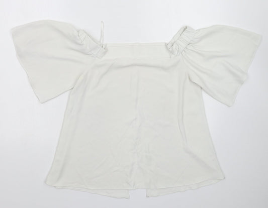 River Island Womens White   Basic Blouse Size 10