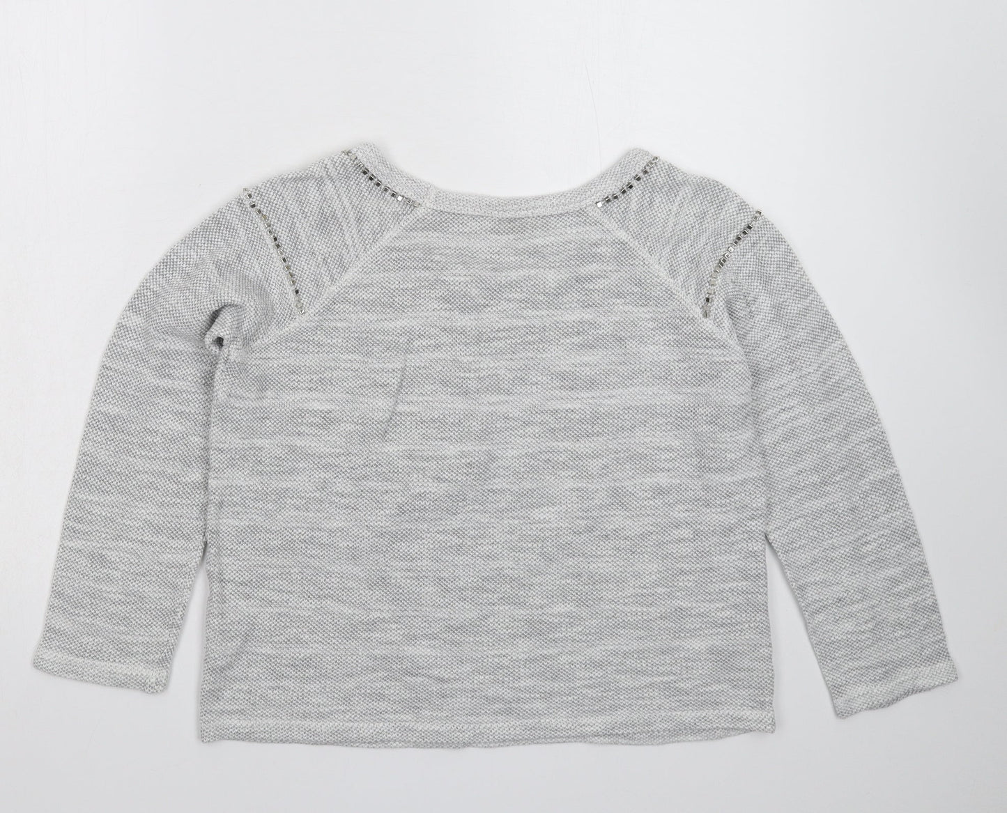 Marks and Spencer Womens Grey  Knit Pullover Jumper Size 10