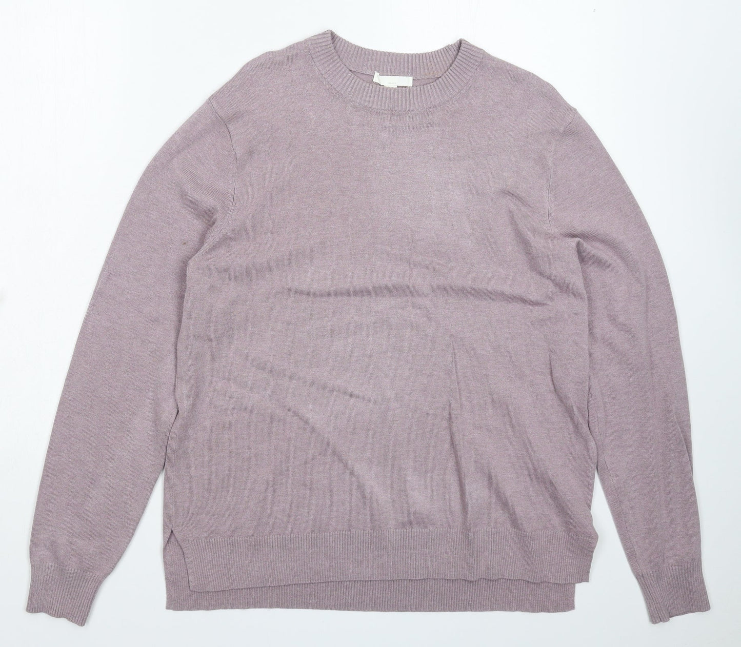 H&M Womens Grey  Knit Pullover Jumper Size M