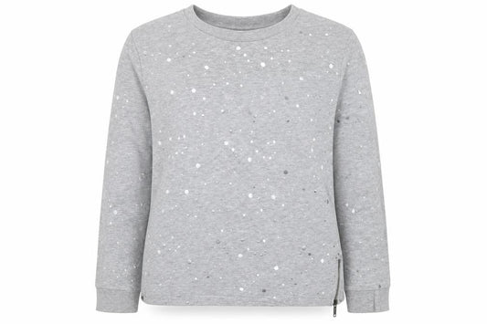 b.young Womens Grey   Pullover Sweatshirt Size M