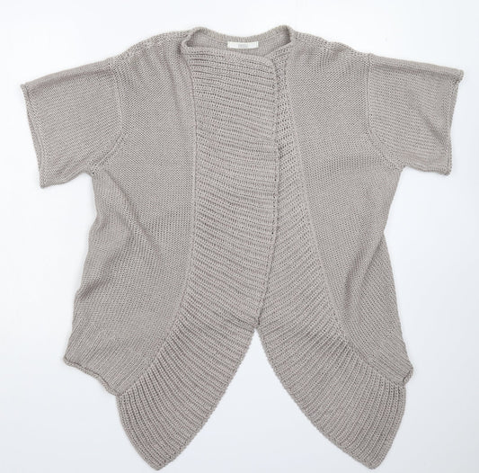Marks and Spencer Womens Grey  Knit Cardigan Jumper Size 14