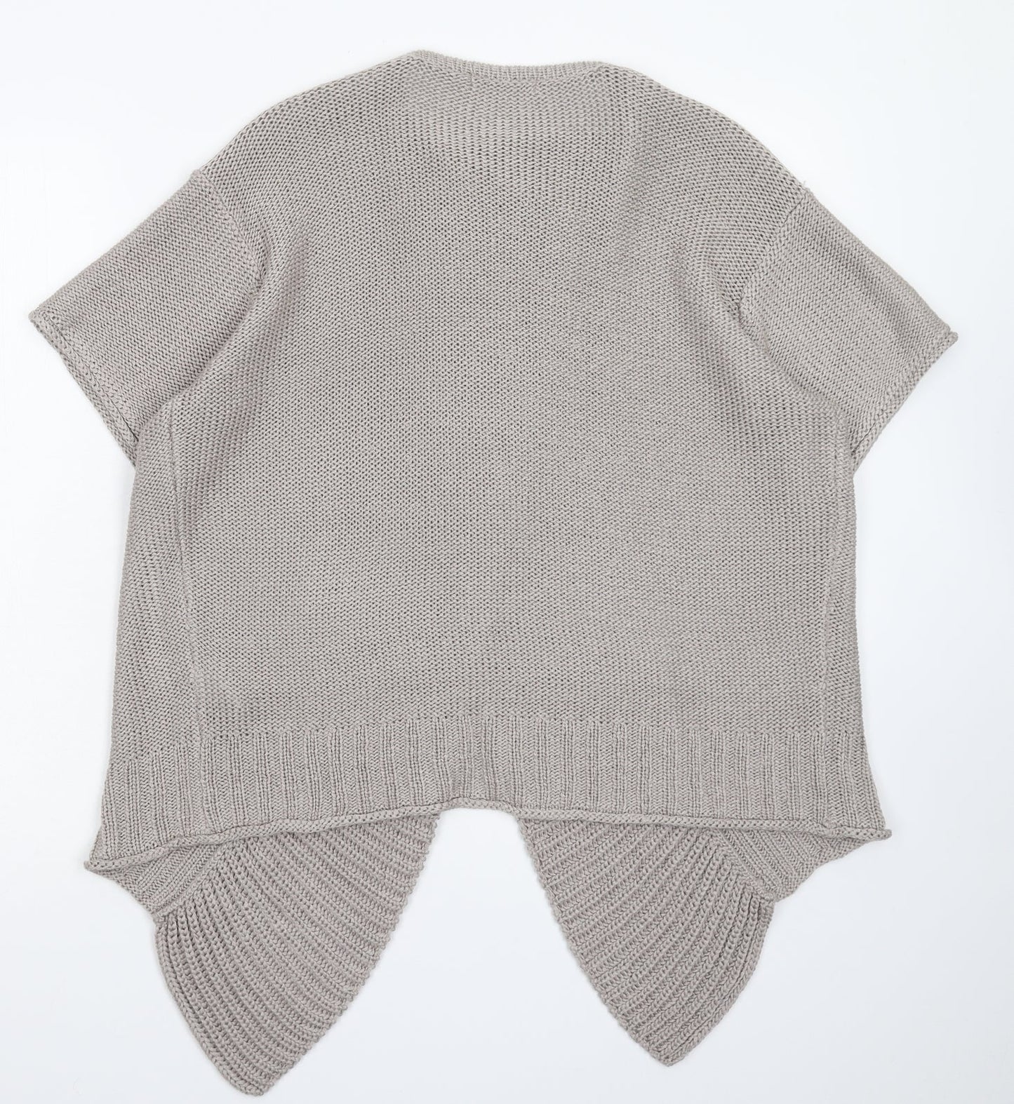 Marks and Spencer Womens Grey  Knit Cardigan Jumper Size 14