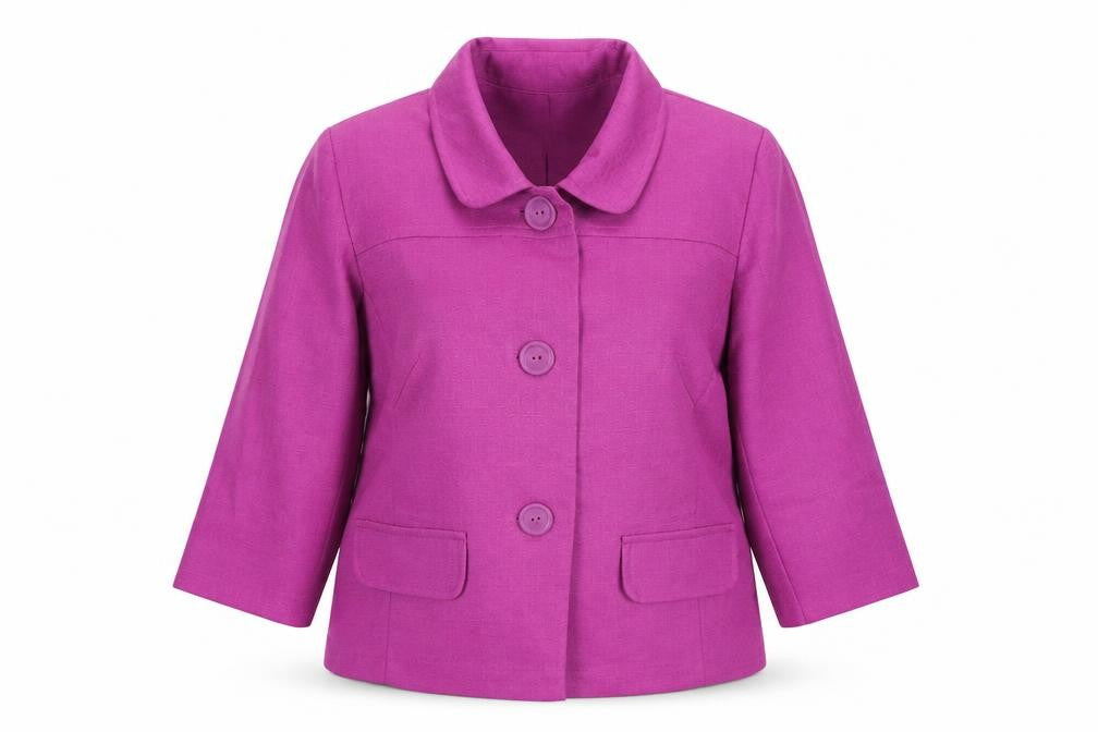 Essential Collection Womens Pink   Jacket Blazer Size 16