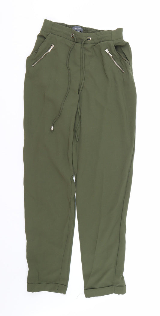 Atmosphere Womens Green   Capri Trousers Size 6 L25 in
