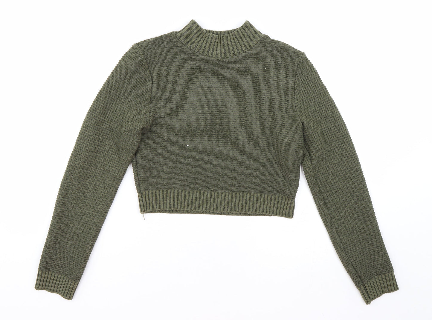 PRETTYLITTLETHING Womens Green   Pullover Jumper Size 6