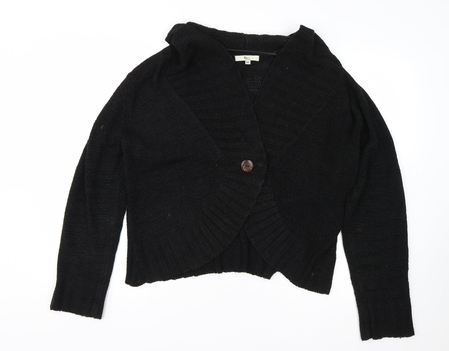klass collection Womens Black   Cardigan Jumper Size 2XL