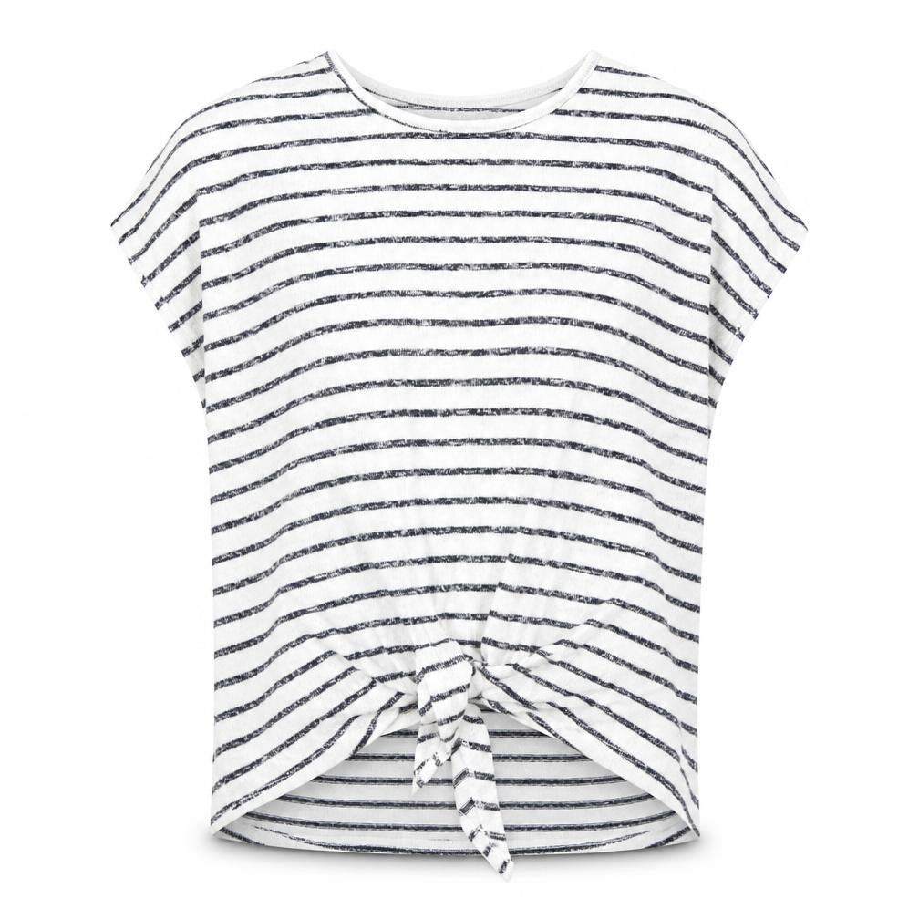 New Look Womens White Striped  Pullover Jumper Size S