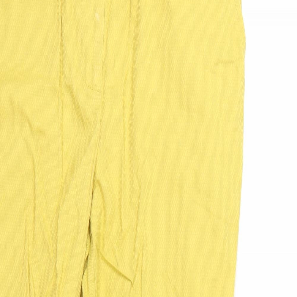 NEXT Womens Yellow   Trousers  Size 8 L24 in