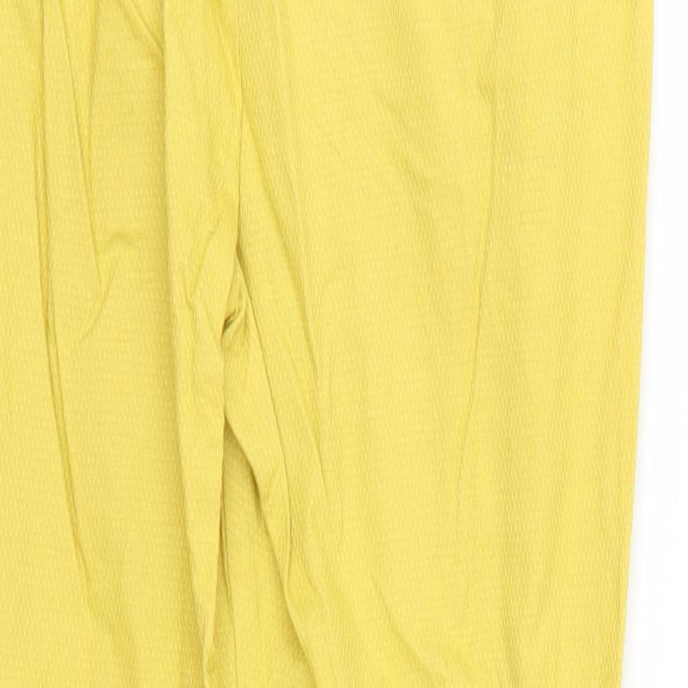 NEXT Womens Yellow   Trousers  Size 8 L24 in