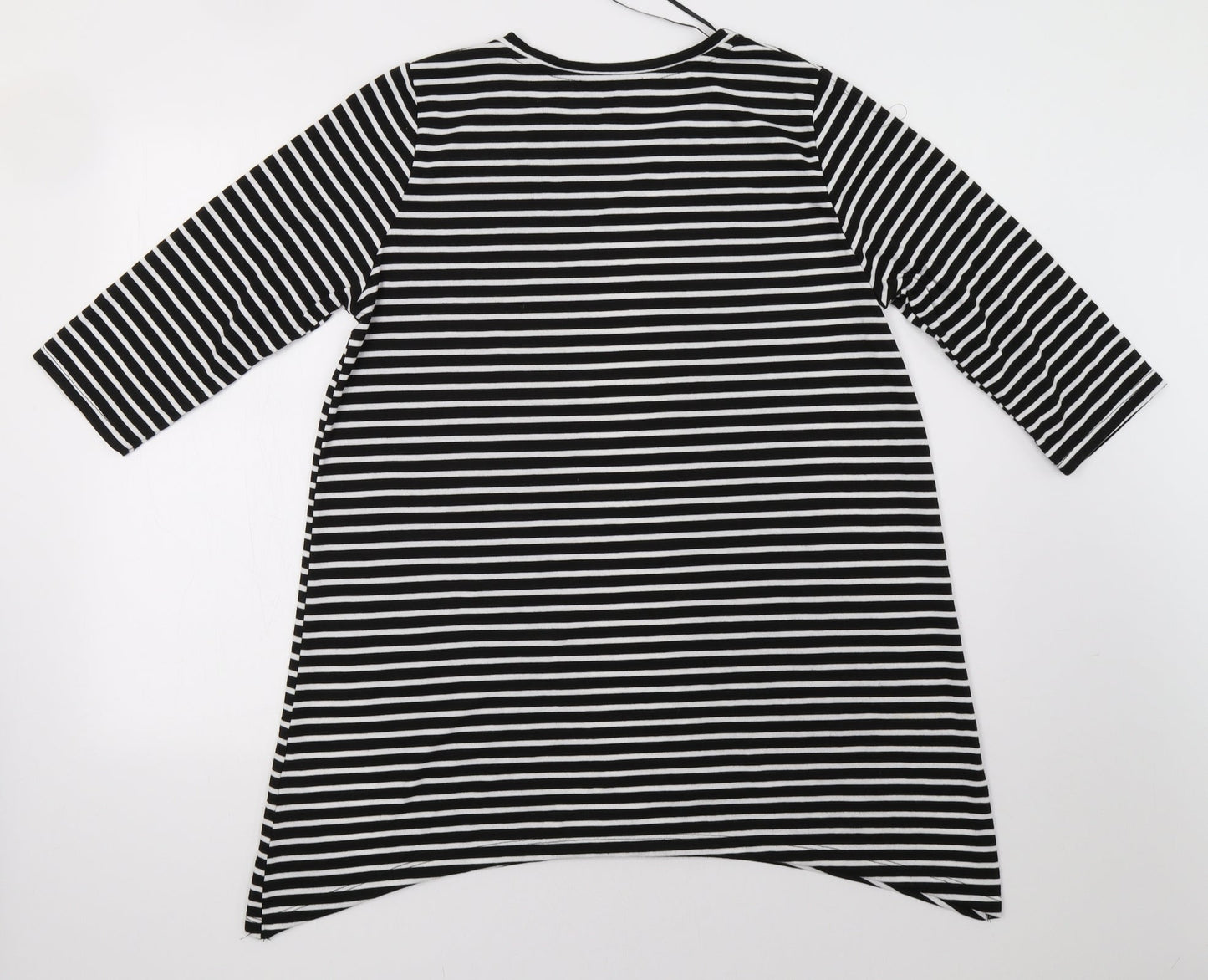 Primark Womens Blue Striped  Pullover Sweatshirt Size 14