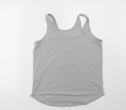 Preloved Primark Womens Grey   Basic Tank Size 12 - Back