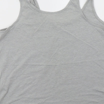 Preloved Primark Womens Grey   Basic Tank Size 12 - Label