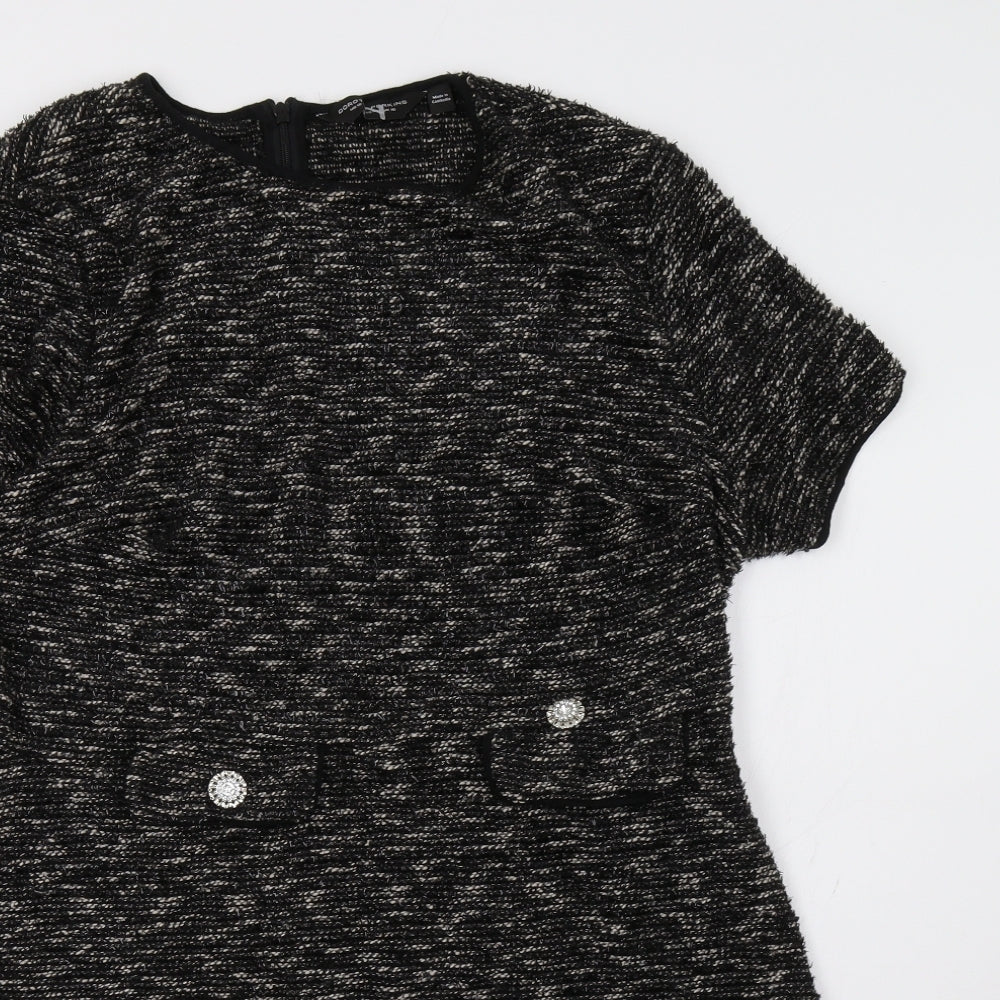 Dorothy Perkins Womens Black   A-Line  Size 14