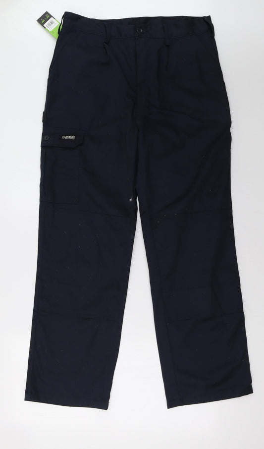 Apache Womens Blue   Trousers  Size 32 L29 in