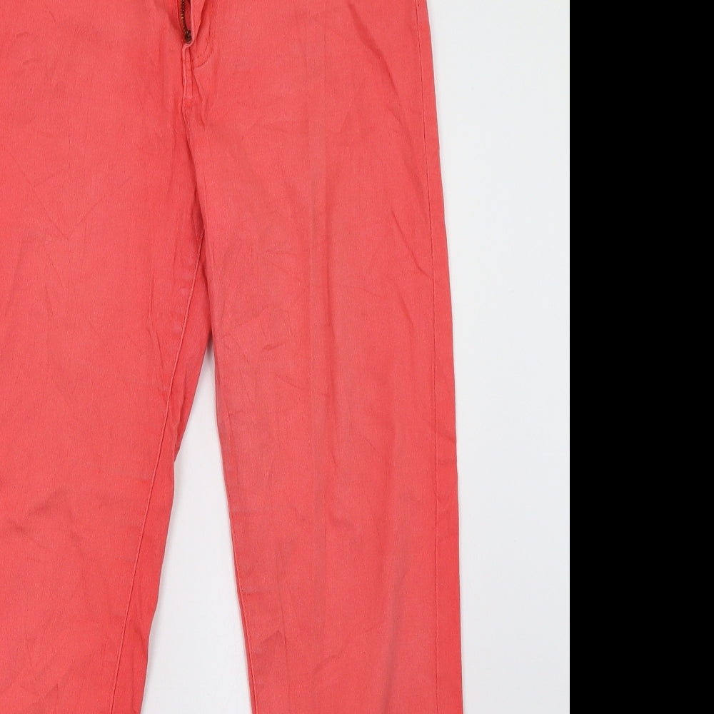 sunbird Womens Pink  Denim Straight Jeans Size 33 L32 in