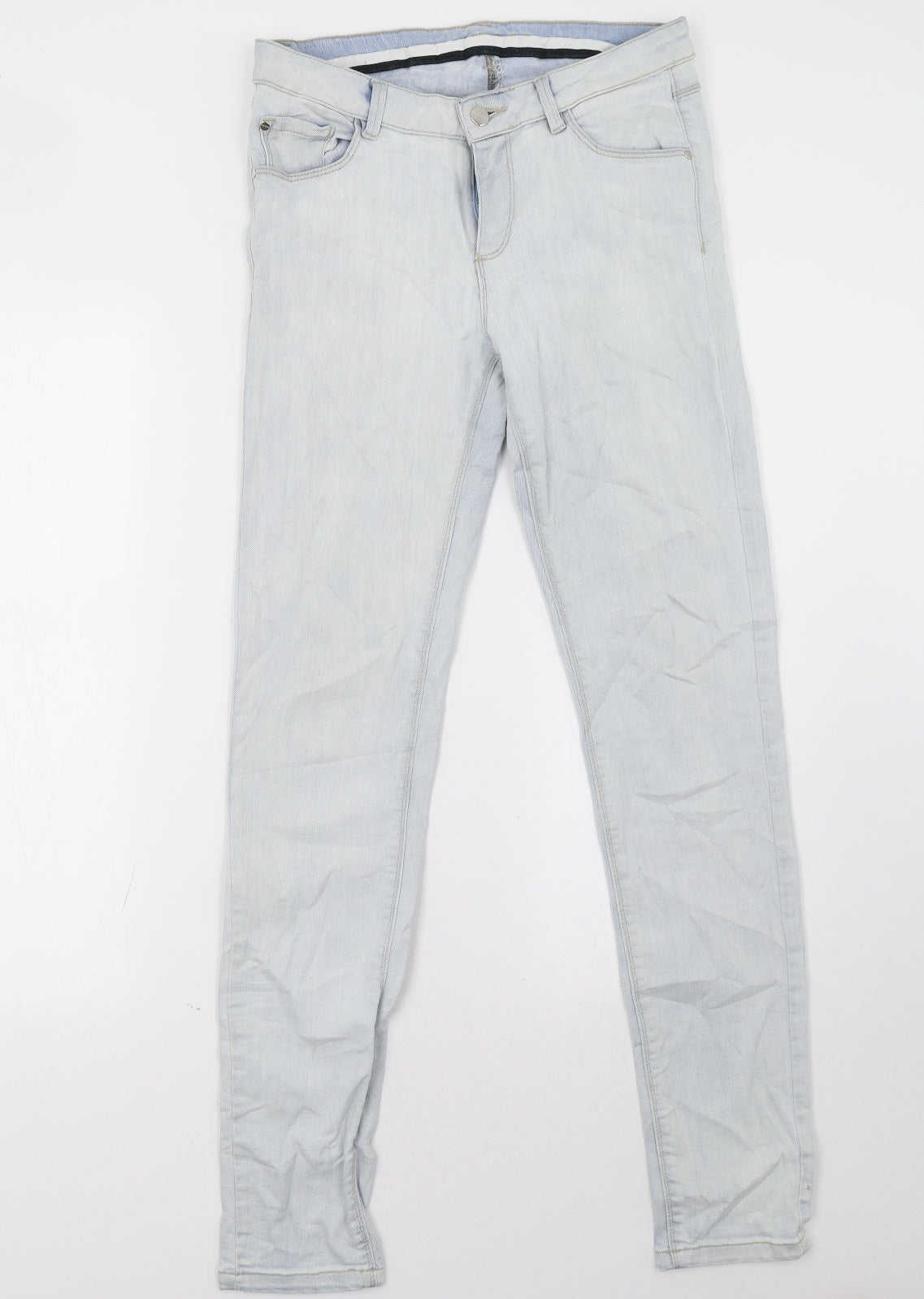 montego Womens Blue  Denim Skinny Jeans Size 10 L32 in