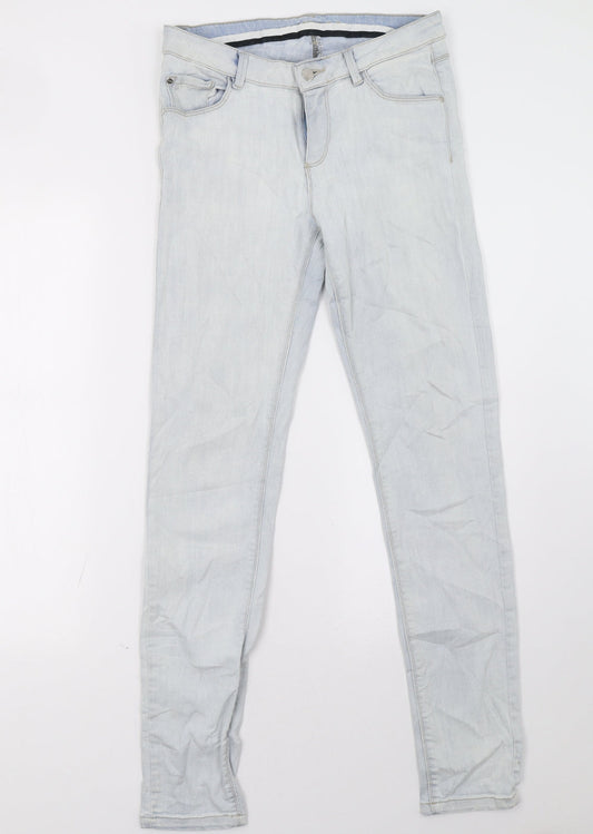 montego Womens Blue  Denim Skinny Jeans Size 10 L32 in