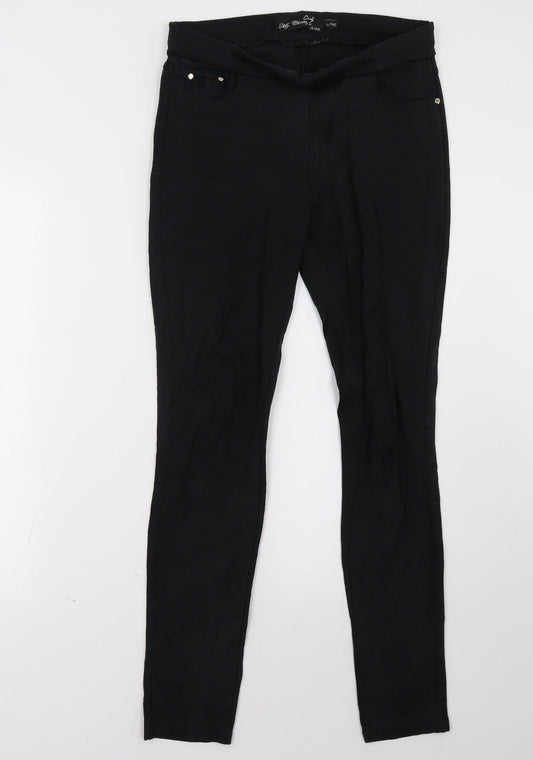 miss christy Womens Black   Skinny Jeans Size 10 L31 in