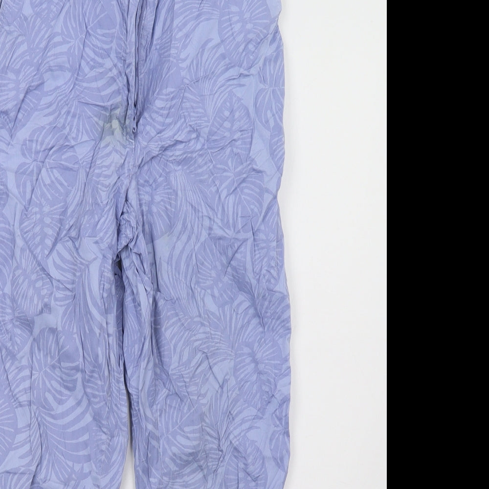 Marks and Spencer Womens Purple   Trousers  Size 8 L27 in