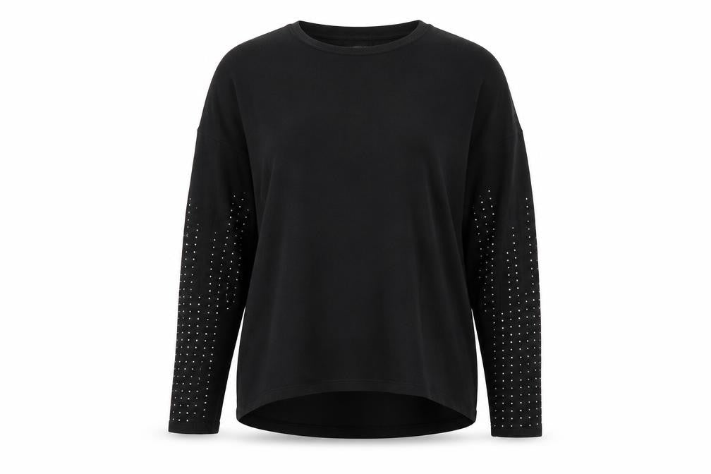 NEXT Womens Black  Knit Pullover Jumper Size 12  - Rhinestone detail