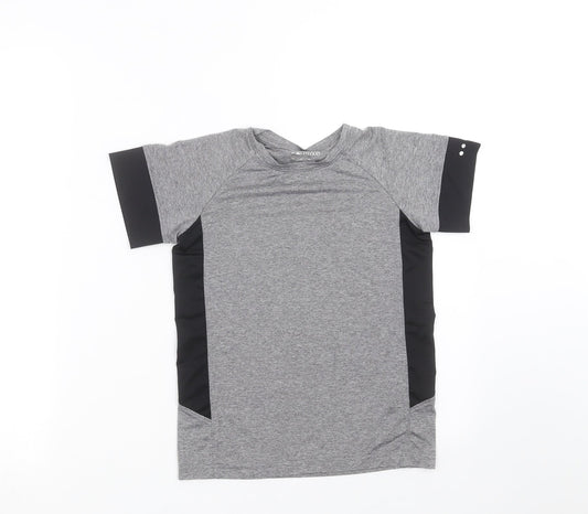SOULUXE Girls Grey   Basic T-Shirt Size 8-9 Years  - sports top