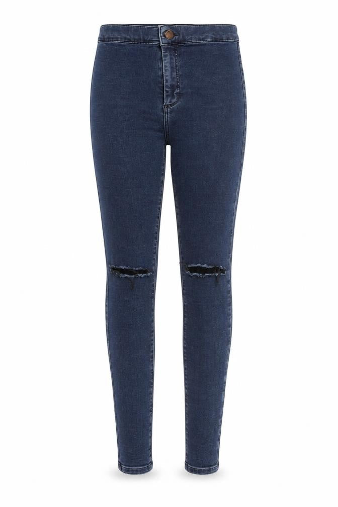 Topshop Womens Blue  Denim Skinny Jeans Size 24 in L29 in