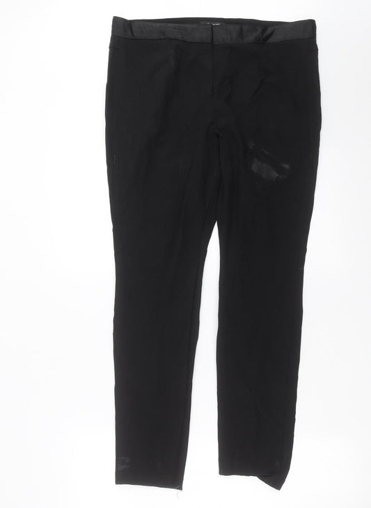 Marks and Spencer Womens Black   Trousers  Size 14 L28 in