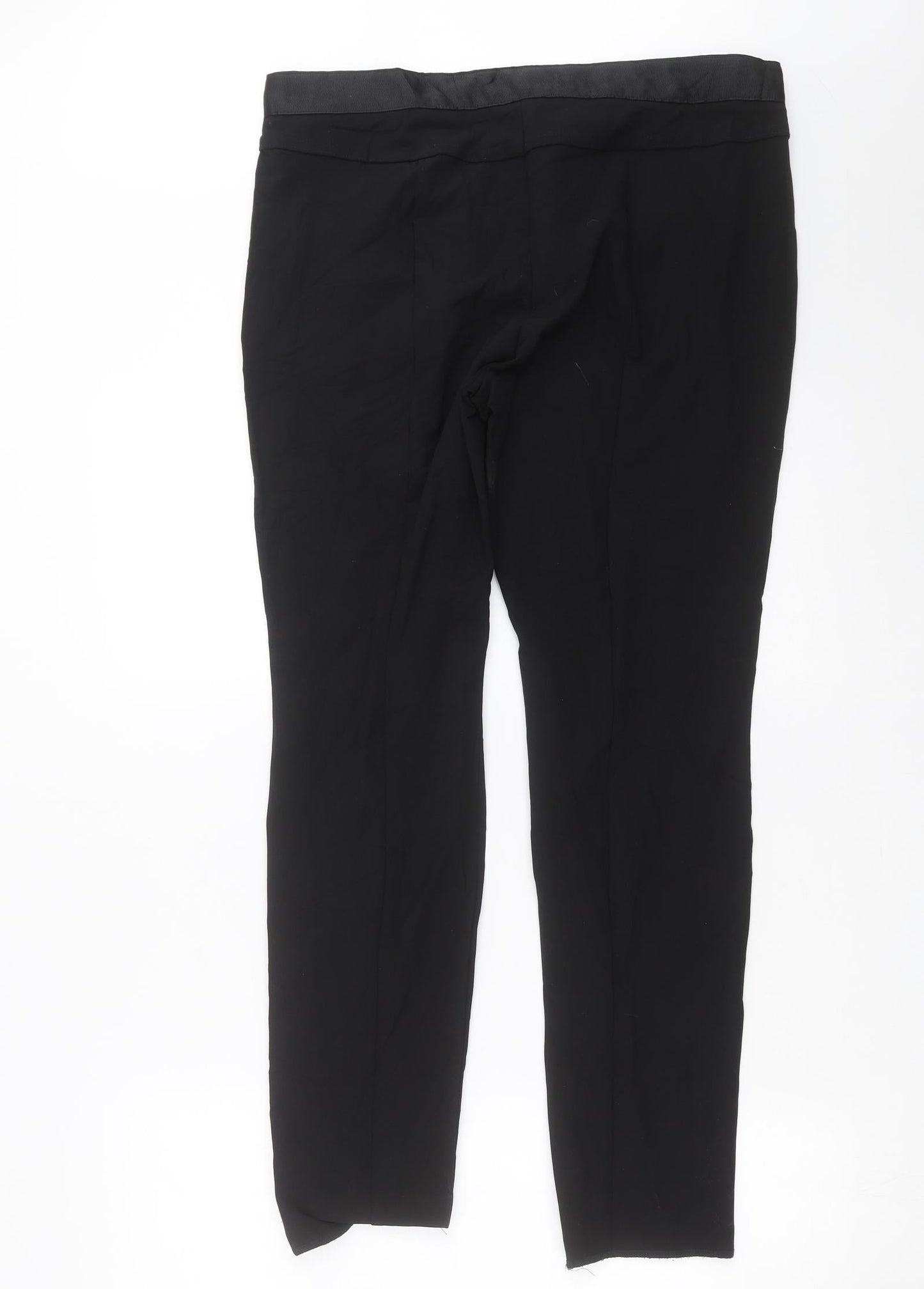 Marks and Spencer Womens Black   Trousers  Size 14 L28 in