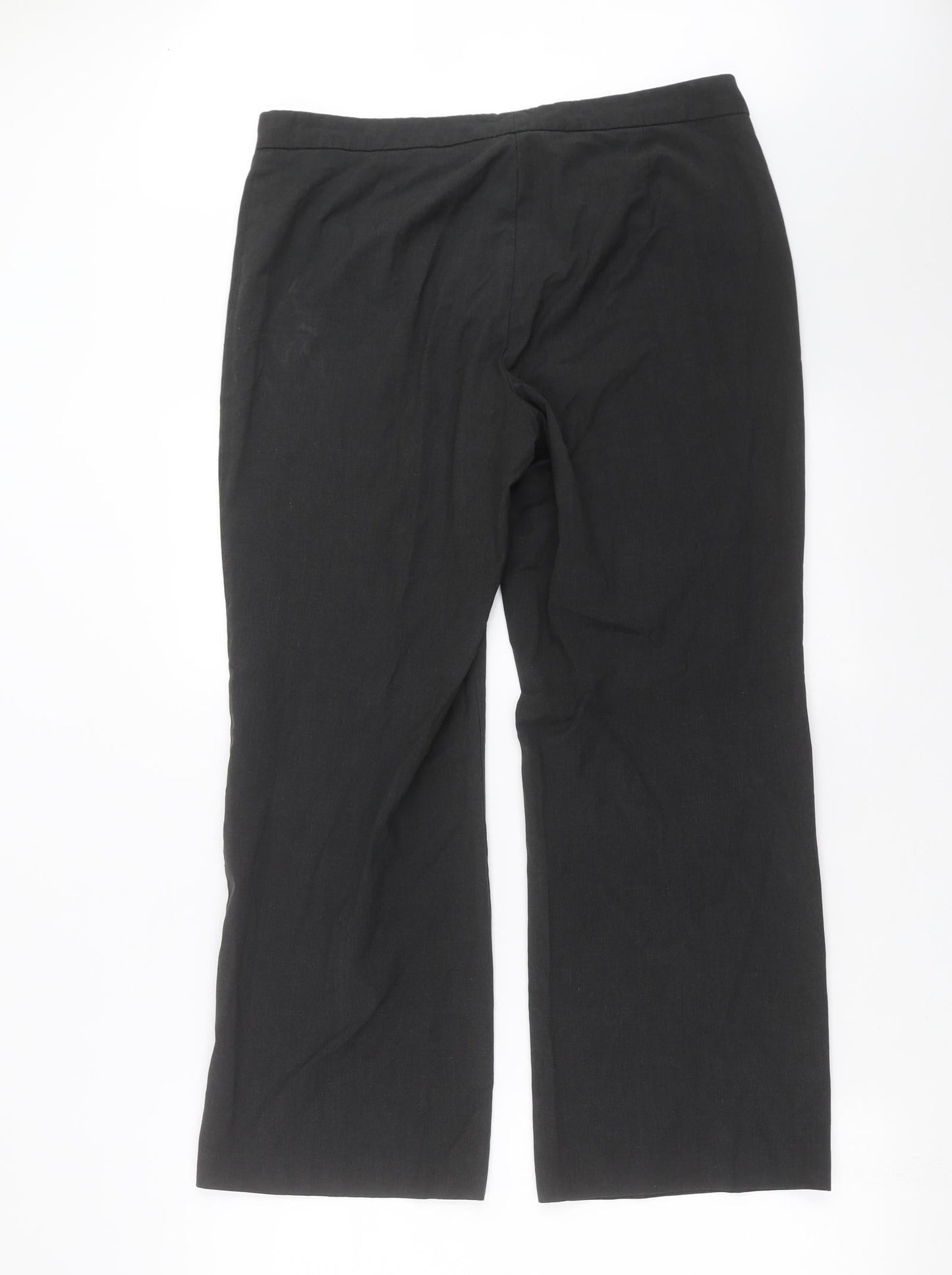 Marks and Spencer Womens Grey   Trousers  Size 14 L27 in - short Leg