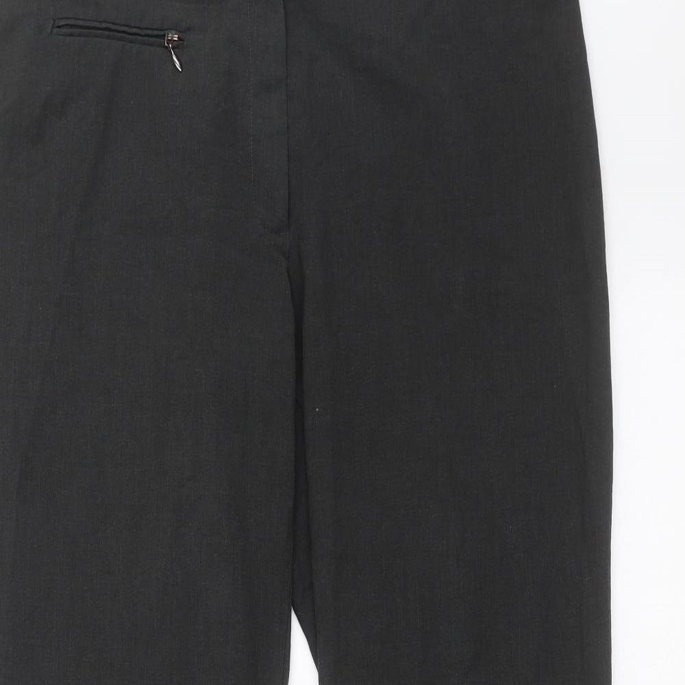 Marks and Spencer Womens Grey   Trousers  Size 14 L27 in - short Leg