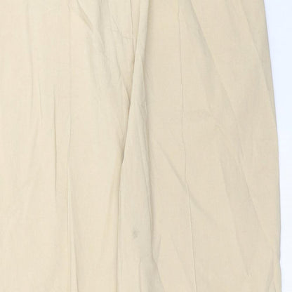 Debenhams Womens Beige   Trousers  Size 12 L26 in