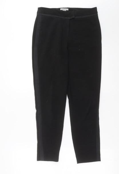 H&M Womens Black   Trousers  Size 6 L26 in