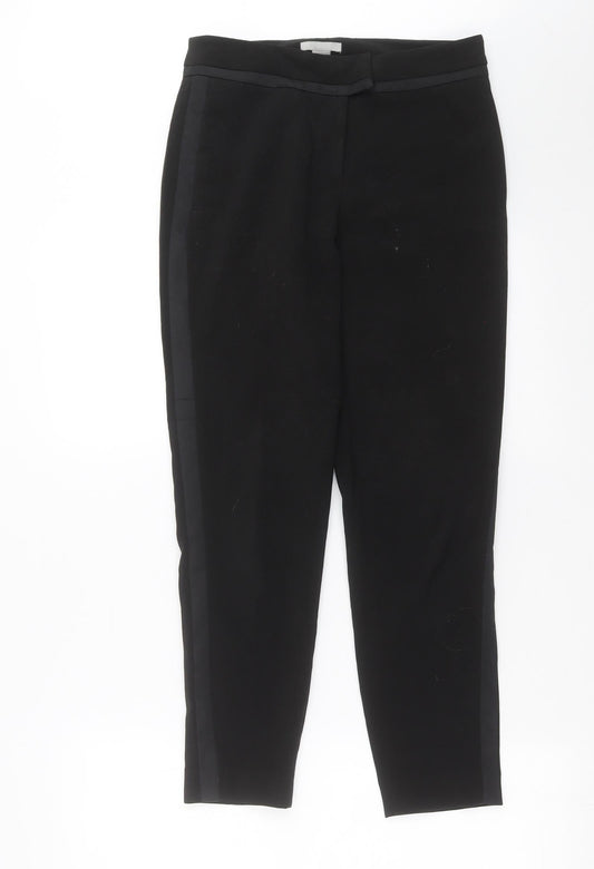 H&M Womens Black   Trousers  Size 6 L26 in