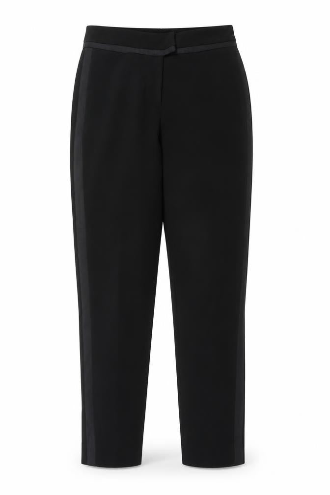 H&M Womens Black   Trousers  Size 6 L26 in