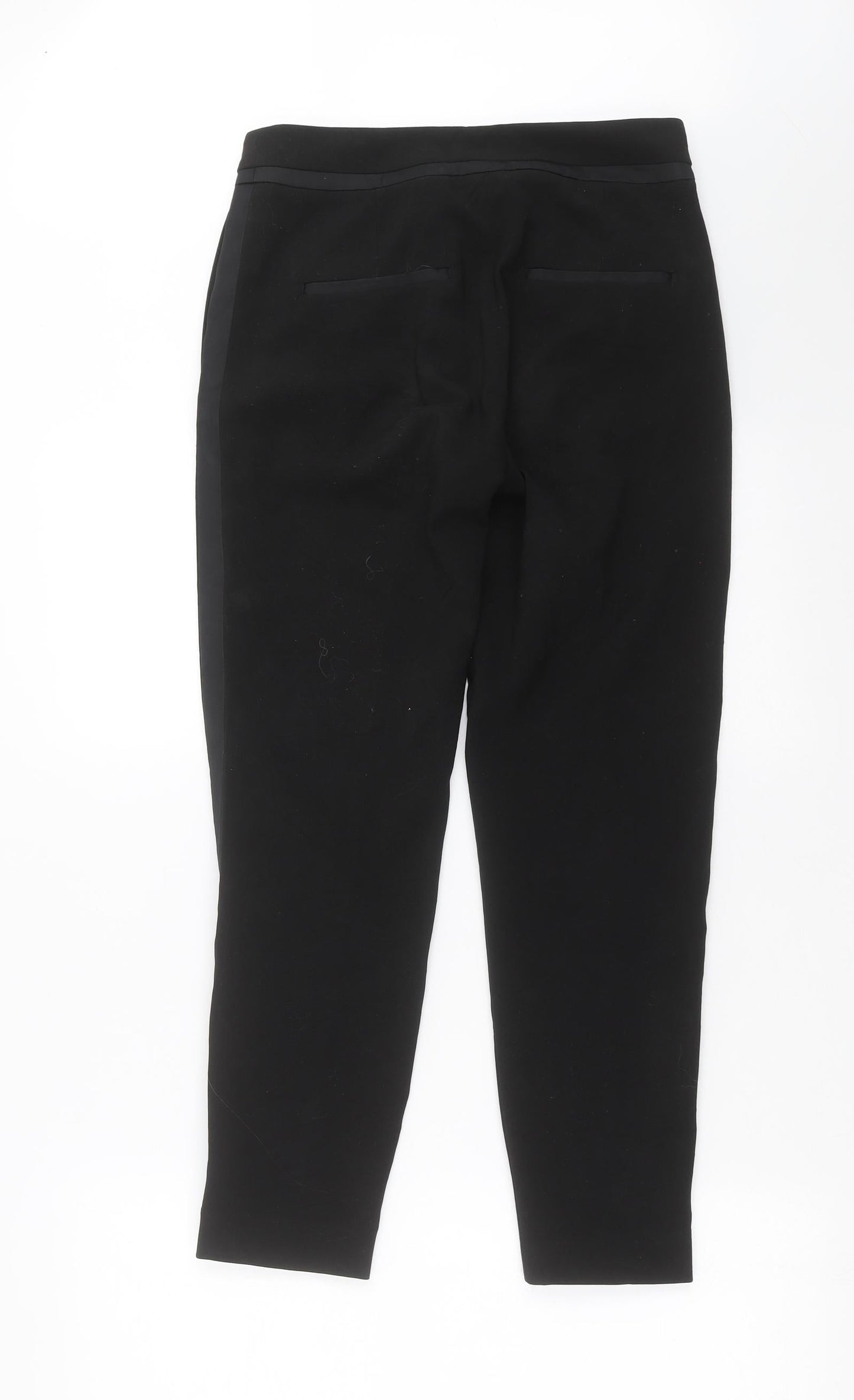 H&M Womens Black   Trousers  Size 6 L26 in