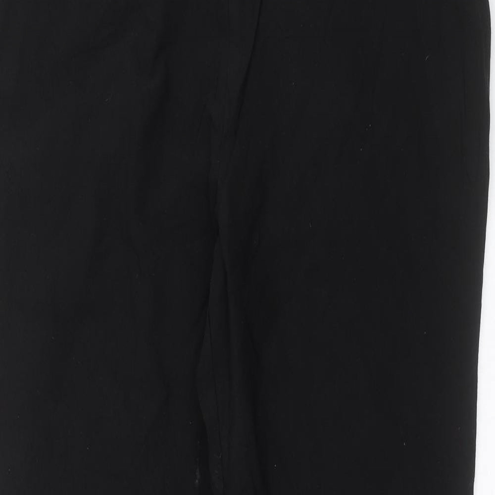 Papaya Womens Black   Trousers  Size 6 L28 in