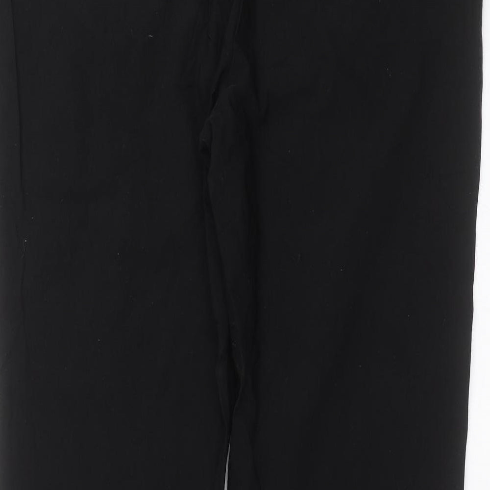 Papaya Womens Black   Trousers  Size 6 L28 in