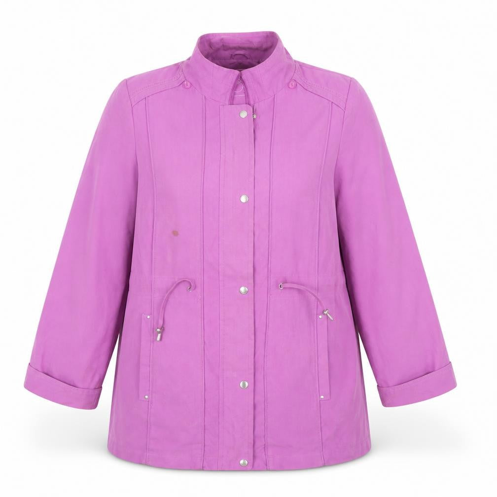 Bonmarché Womens Purple Parka Coat Size L