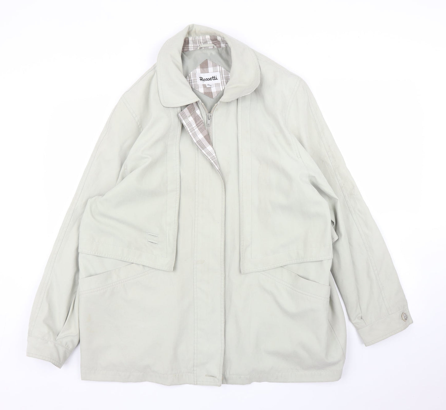 Rossetti Womens Green   Overcoat Coat Size 20