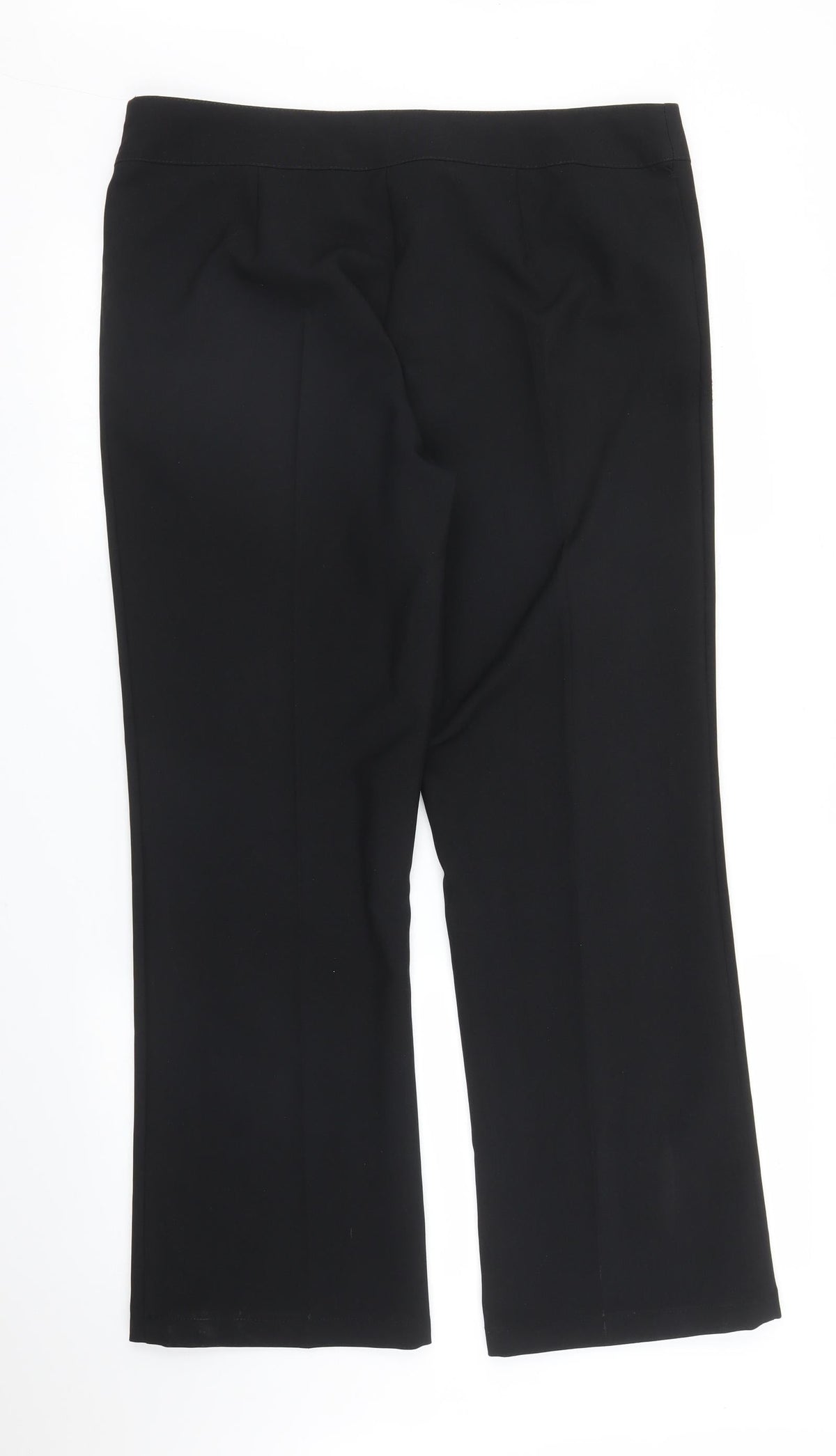 Papaya Womens Black   Trousers  Size 16 L27 in